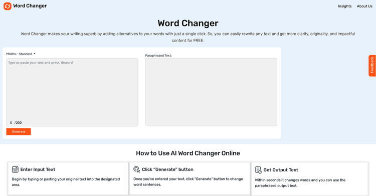 AI Word Changer featured image