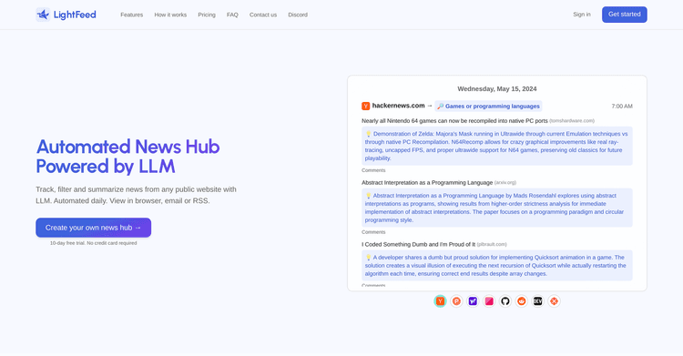 LightFeed featured image