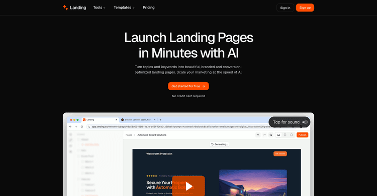 Landing.so featured image