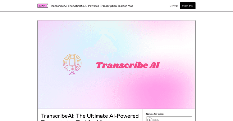 TranscribeAI featured image