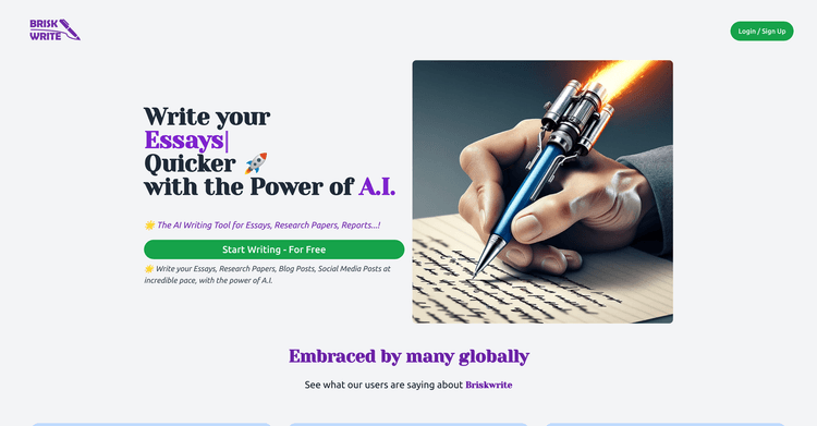 Brisk Write featured image