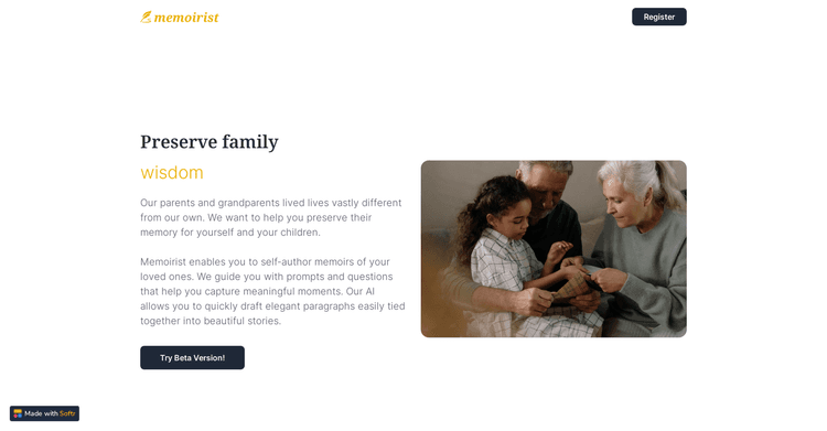 Memoirist featured image