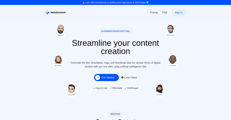 Metagenieai featured image