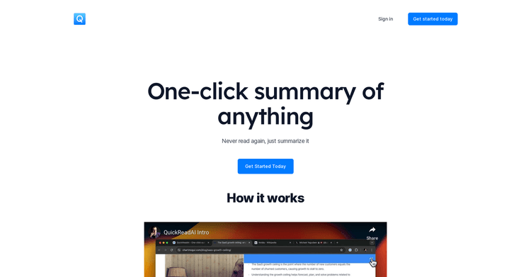 QuickReadAI featured image