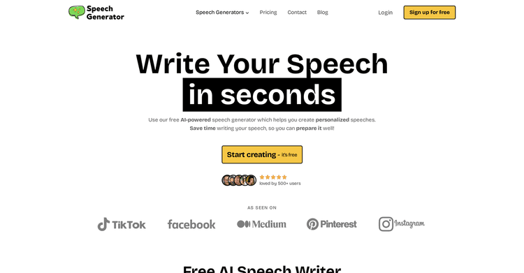 AI Speech Generator featured image