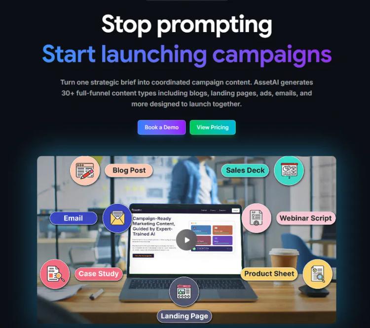 AssetAI Marketing Platform featured image AssetAI Marketing Platform featured image