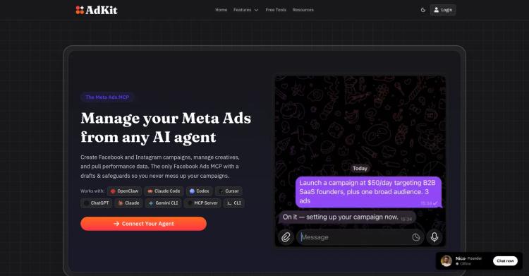 Meta Ads MCP by AdKit featured image Meta Ads MCP by AdKit featured image