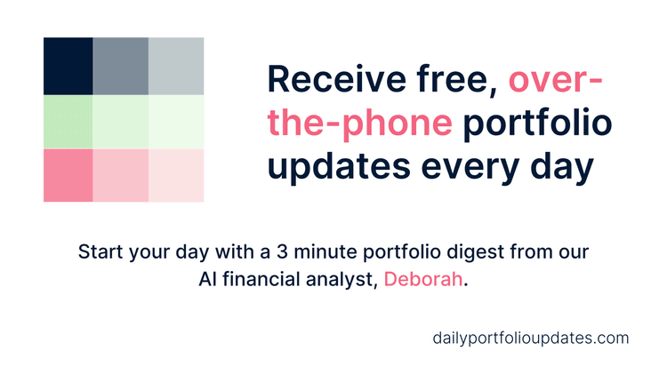 Deborah - Daily Portfolio Updates featured image Deborah - Daily Portfolio Updates featured image