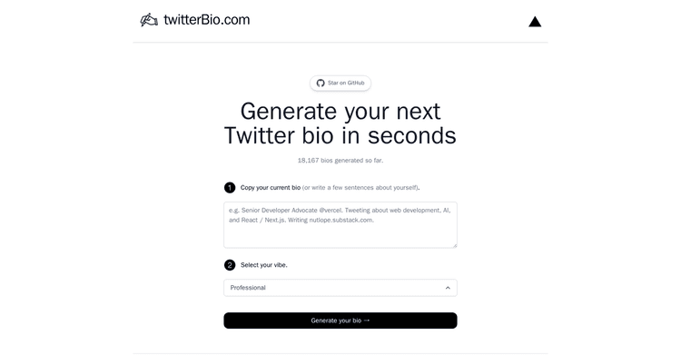 Twitter Bio Generator featured image Twitter Bio Generator featured image
