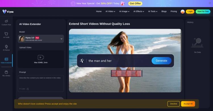 Viyou AI Video Extender featured image Viyou AI Video Extender featured image
