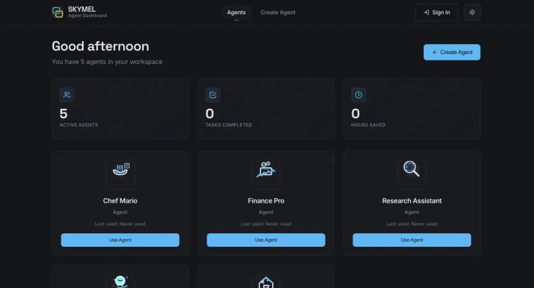 Skymel: Create Your Own Personal Agents featured image Skymel: Create Your Own Personal Agents featured image