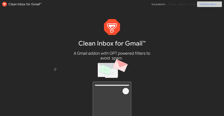 Clean Inbox for Gmail featured image Clean Inbox for Gmail featured image