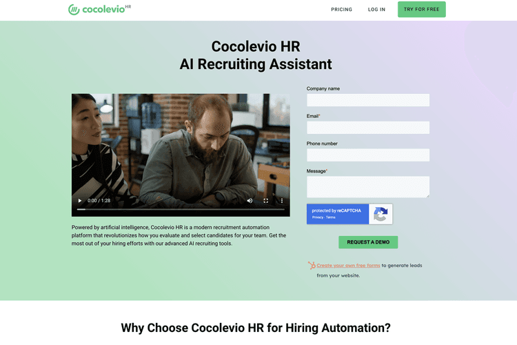 Cocolevio HR AI Recruiting Software featured image Cocolevio HR AI Recruiting Software featured image