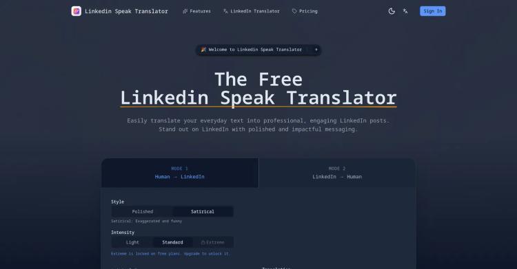 LinkedIn Speak Translator featured image LinkedIn Speak Translator featured image