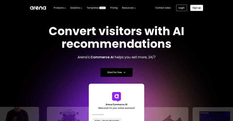 Arena Commerce AI featured image Arena Commerce AI featured image