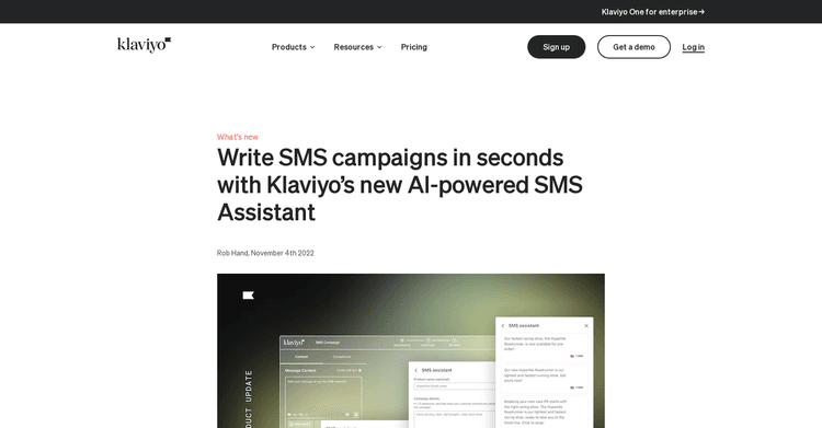Klaviyo SMS Assistant featured image Klaviyo SMS Assistant featured image