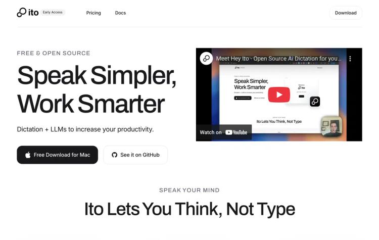 Ito - Ai Voice Dictation featured image Ito - Ai Voice Dictation featured image