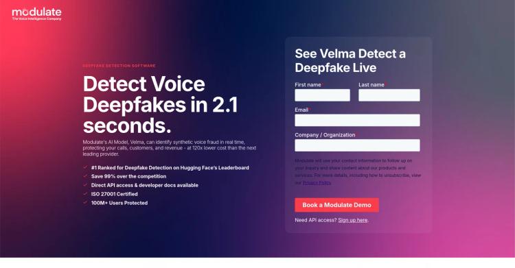 Deepfake Detection by Modulate featured image Deepfake Detection by Modulate featured image