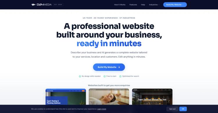 D24 MEDIA - AI Website Builder featured image D24 MEDIA - AI Website Builder featured image