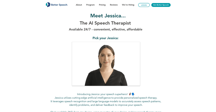 Jessica by BetterSpeech featured image Jessica by BetterSpeech featured image