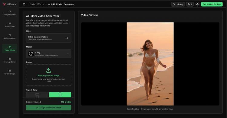 Vidflux - Bikini Video Generator featured image Vidflux - Bikini Video Generator featured image
