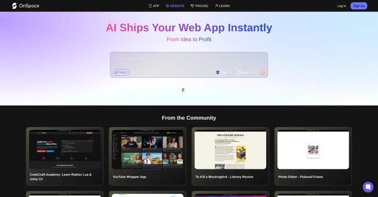 OnSpace.AI - AI Web App Builder featured image OnSpace.AI - AI Web App Builder featured image