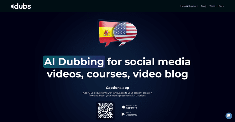 AI Dubbing by Captions featured image AI Dubbing by Captions featured image