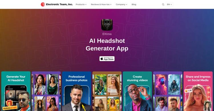 Eltima AI Headshot Generator featured image Eltima AI Headshot Generator featured image