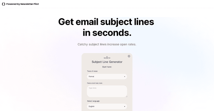 Subject Line Generator featured image Subject Line Generator featured image