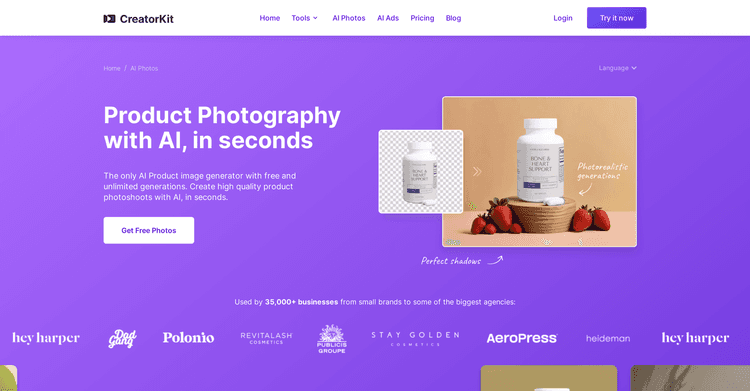 AI Product Photos by CreatorKit featured image AI Product Photos by CreatorKit featured image