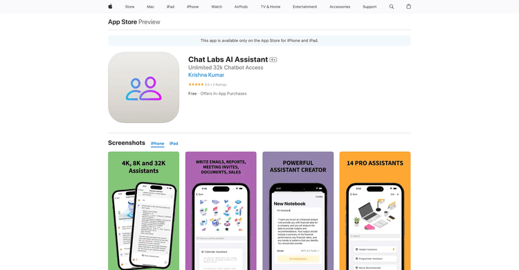 Chat Labs AI Assistant featured image Chat Labs AI Assistant featured image