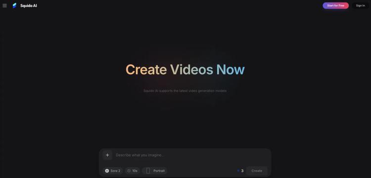 Squido AI - Video Generator featured image Squido AI - Video Generator featured image