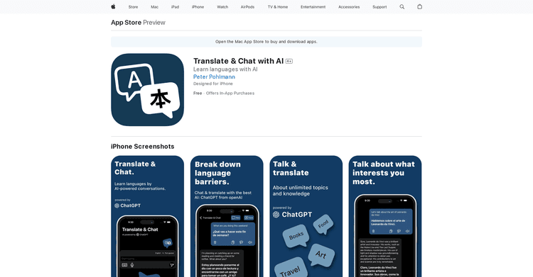 Translate & Chat with AI featured image Translate & Chat with AI featured image