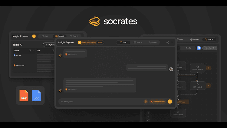 Socrates - Chat with Docs on Windows or Mac featured image Socrates - Chat with Docs on Windows or Mac featured image