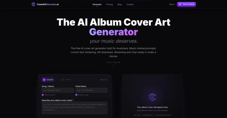 CoverArtGenerator.ai featured image CoverArtGenerator.ai featured image