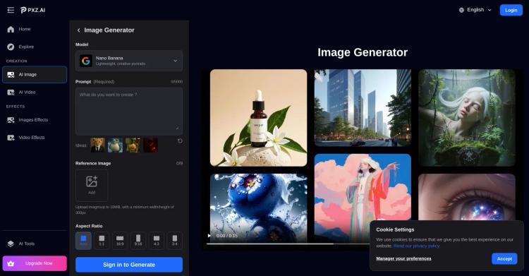 PXZ AI | Image Generator featured image PXZ AI | Image Generator featured image
