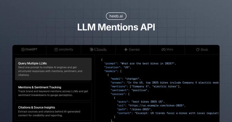 heeb | LLM Mentions API featured image heeb | LLM Mentions API featured image