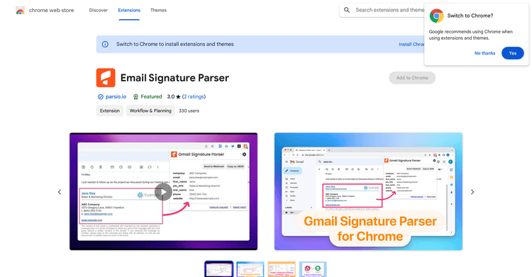 Email Signature Parser featured image Email Signature Parser featured image
