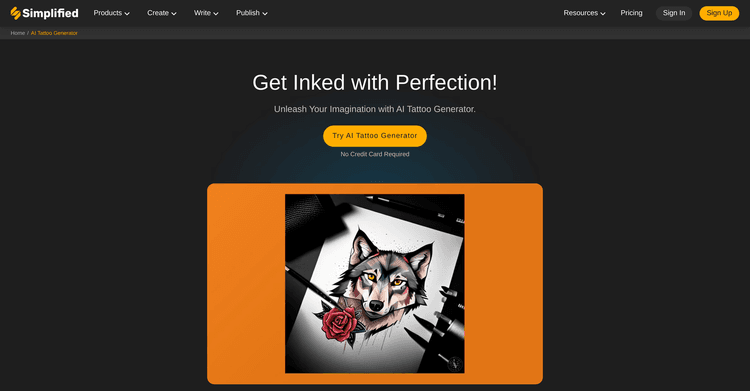 Simplified Tattoo Generator featured image Simplified Tattoo Generator featured image