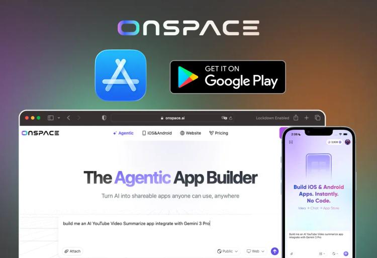 OnSpace.AI - The Agentic App Builder featured image OnSpace.AI - The Agentic App Builder featured image