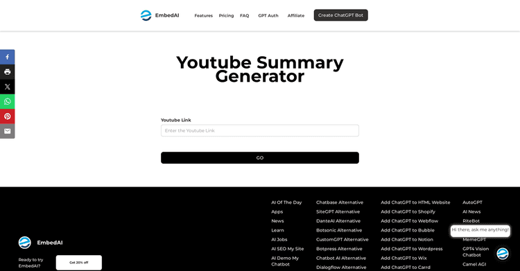 Youtube Summary Generator featured image Youtube Summary Generator featured image