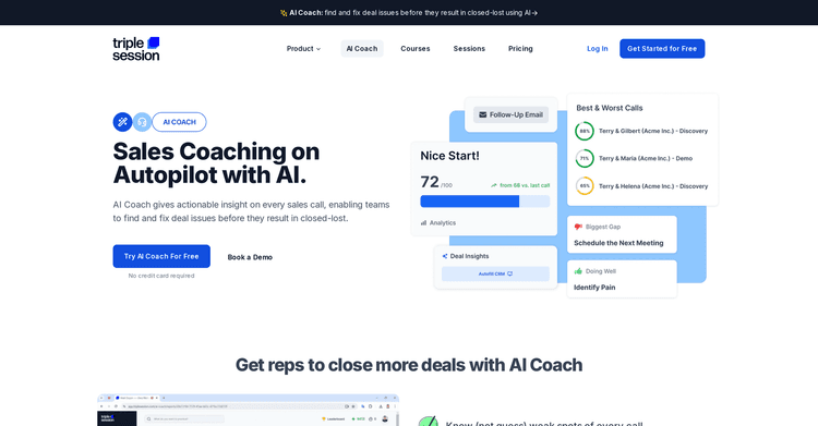 Triple Session - AI Coach featured image Triple Session - AI Coach featured image