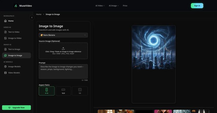 MuseVideo | Image to Image featured image MuseVideo | Image to Image featured image