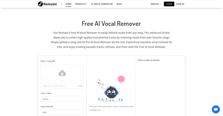 Vocal Remover by Remusic featured image Vocal Remover by Remusic featured image