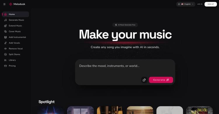 Melodusk - AI Music Maker featured image Melodusk - AI Music Maker featured image