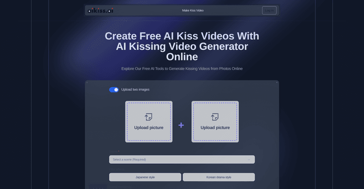 AI Kiss Video Generator featured image AI Kiss Video Generator featured image