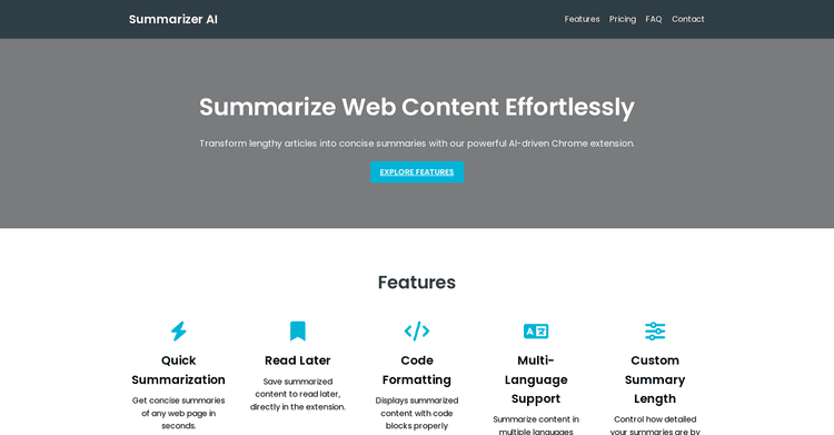 Summarizer AI Extension featured image Summarizer AI Extension featured image