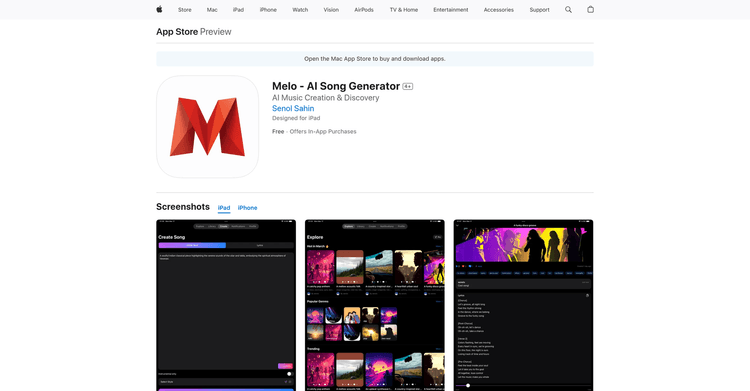 Melo - AI Song Generator featured image Melo - AI Song Generator featured image