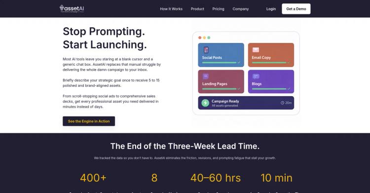 AssetAI Marketing Engine featured image AssetAI Marketing Engine featured image
