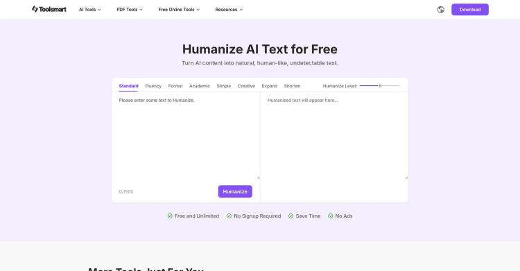Toolsmart Humanize AI featured image Toolsmart Humanize AI featured image